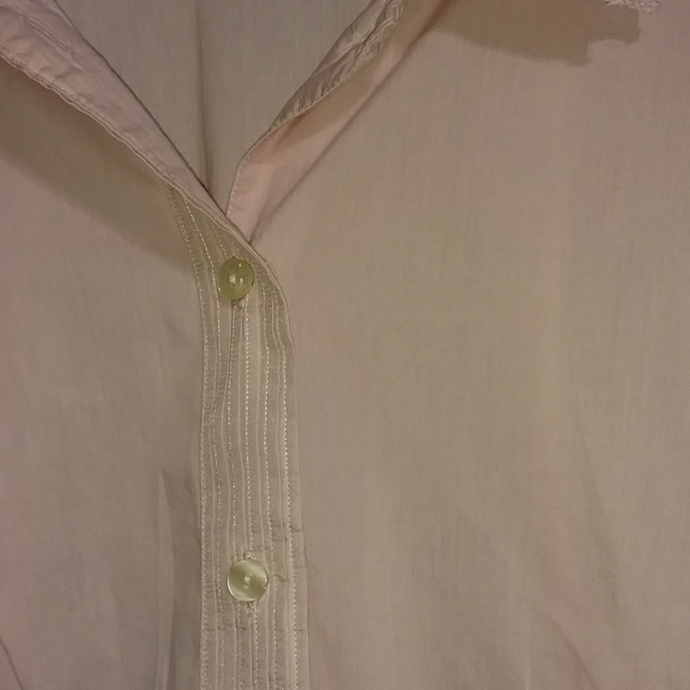 J.Jill Pink Button Down Size Medium - image 2